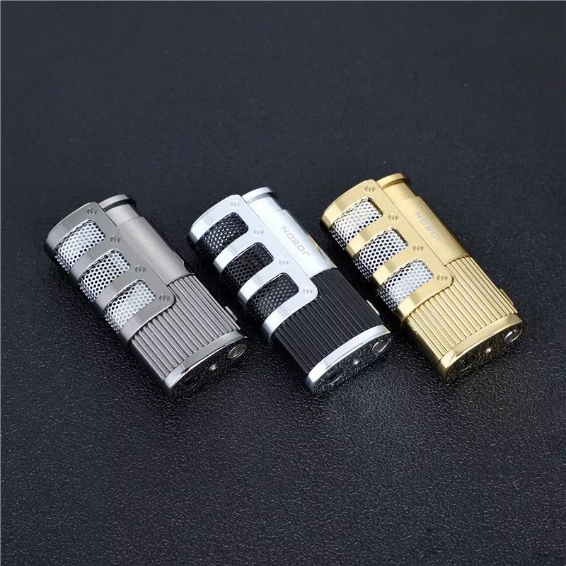 Korek Api Gas Jobon 3 jet flame Lighter punch hole Original