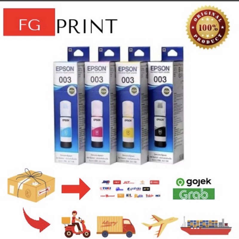 TINTA EPSON 003 L3150L110 ORIGINAL HARGA 1SET
