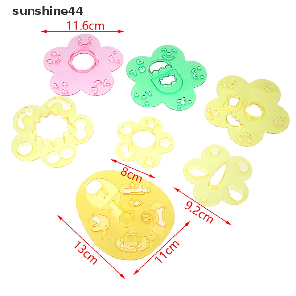 Sunshine 1 Set 3 in 1 Cetakan Bento / Onigiri Bentuk Ekspresi Wajah