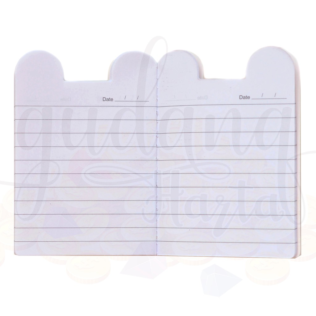 Notebook Kucing Panda Mini Lucu Unik Notes GH 308007
