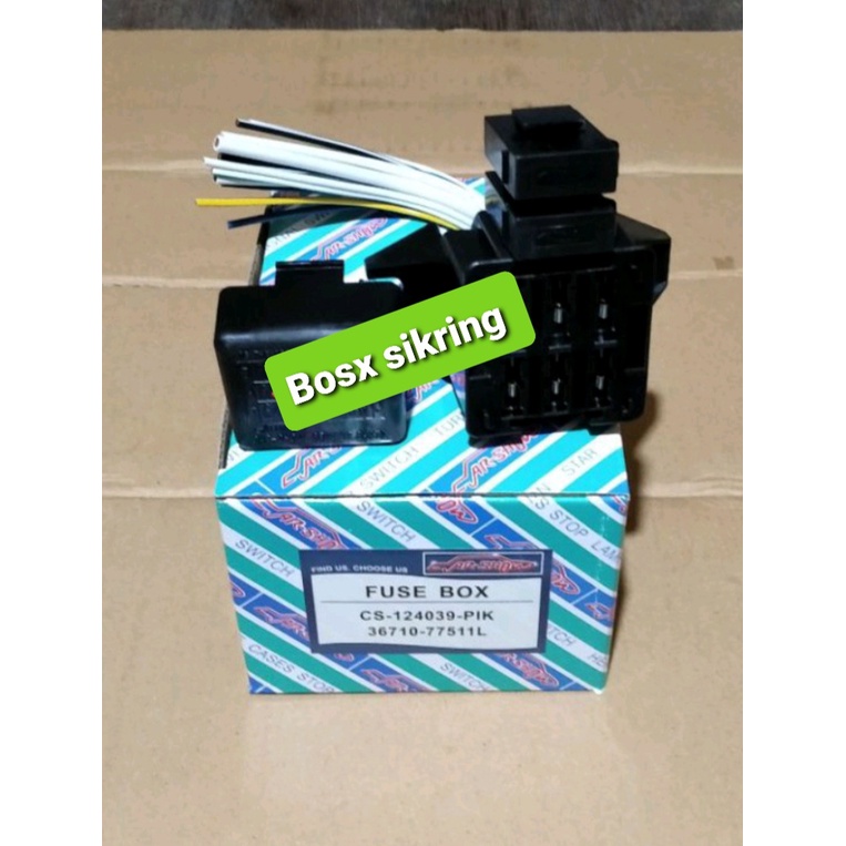Box sikring/Fuse box ,Mitsubishi T120SS /Suzuki Futura/  Merk Car Show Asli