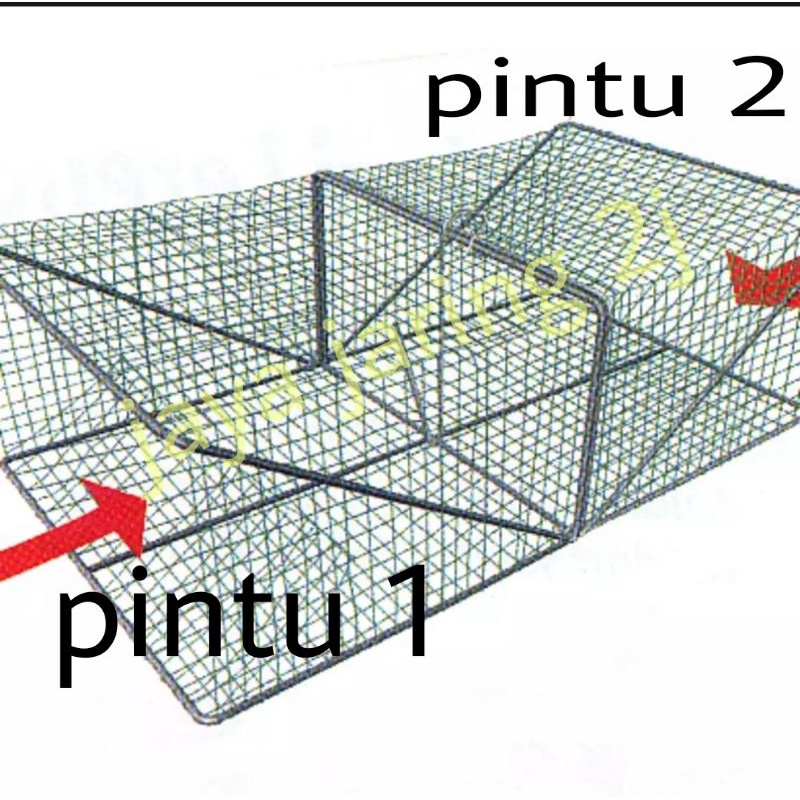 BUBU KEPITING 2 pintu/PERANGKAP RAJUNGAN/BUBU BINTUR/BUBU MURAH/