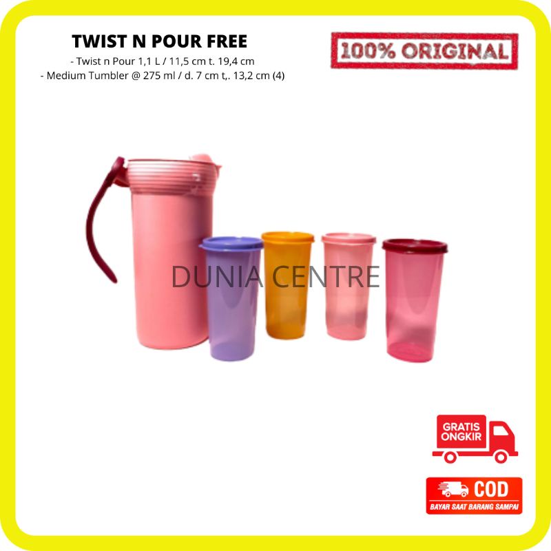PROMO TUPPERWARE TEKO TWIST N POUR ORIGINAL