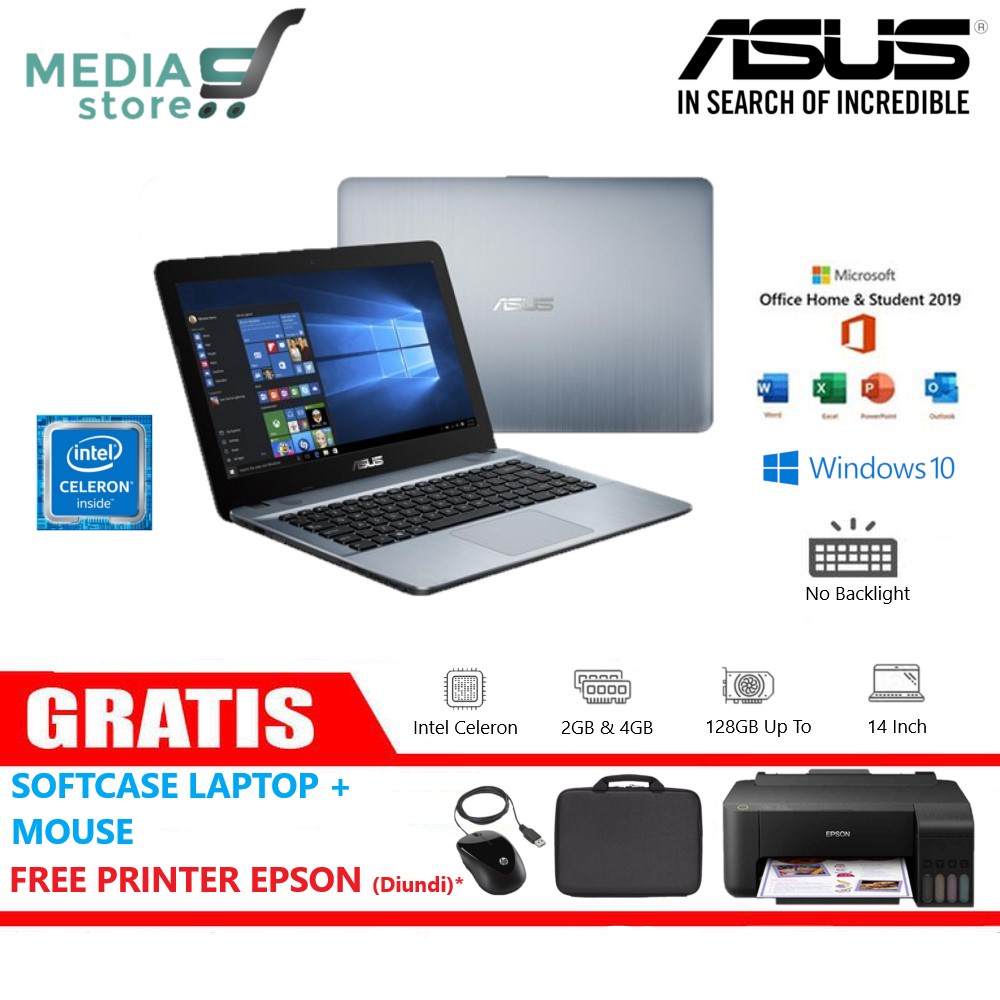 Jual DP 0% LAPTOP ASUS X441 INTEL DUAL - CORE RAM 4GB / 1TB HDD ...