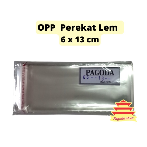 

Plastik OPP lem 6x13 PAGODA