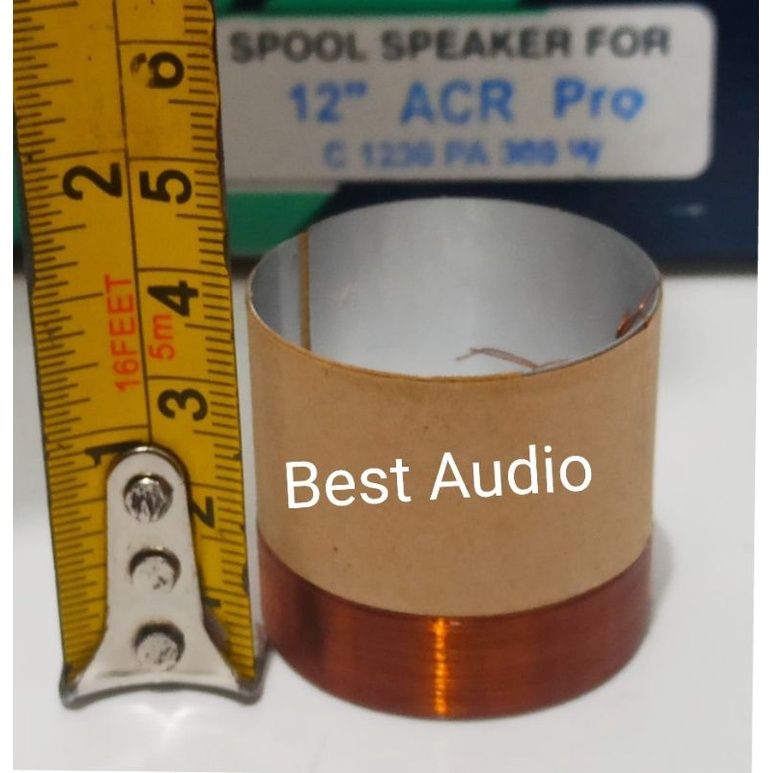 Spul spol spool speaker 12inch 12 inch Almunium 12 ACR Pro voice 35.8mm