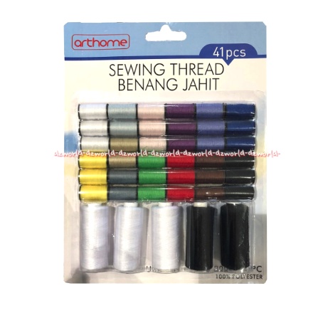 Arthome Sewing Thread Benang Jahit Set  41pcs Aneka Warna Benang Lengkap Warna Warni Art Home