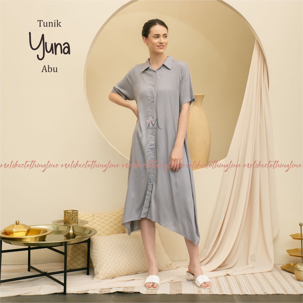 TUNIK / DRESS WANITA KOREA BUSUI FRIENDLY YUNA