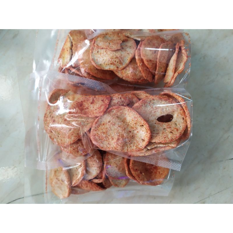 

Basreng Pedas 85grm/ Baso Goreng Pedas/ Kerupuk Baso Goreng