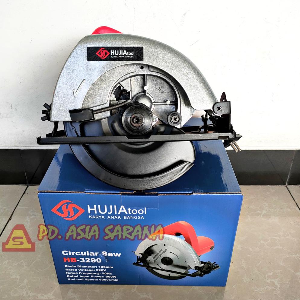[PRODUK 8TNYA] Mesin Circular Saw Kayu HB-3290 HUJIA / Serkel Gergaji Potong Listrik FLK
