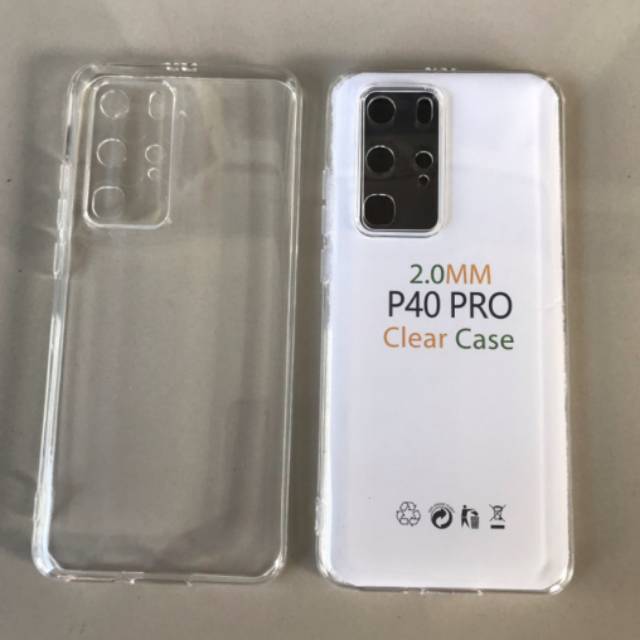 Huawei P40 / P40 Pro / P40Pro + Softcase Cover Shockproof Clear Case Silikon Bening P40Pro Plus