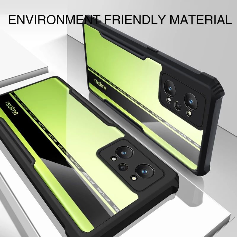 REALME 5 PRO / GT NEO 2 3 3T 5g / XT X2 - Case Casing Hard Case Hardcase Hybrid Transparant Acrylic