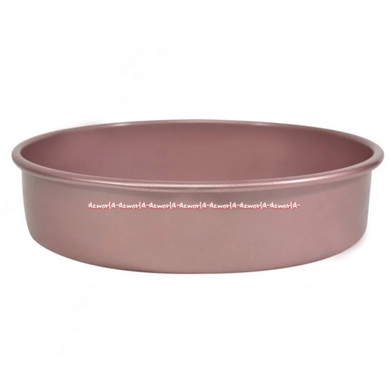 Wiltshire Round Cake Pan 20cm Tray Bulat Loyang Kue Tempat Bakar Panggang Adonan Kue Anti lengket Warna Rose Gold Pink witlsire