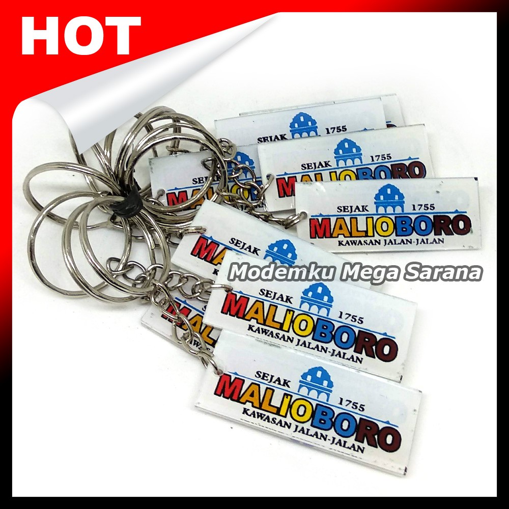 Gantungan Kunci Malioboro Jogja MRT35 - 20pcs