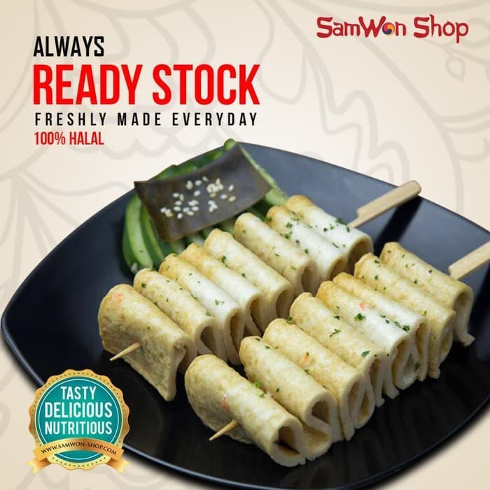 

INSTANT-CAMILAN- EOMUK ODENG 200 GR FRESH - SAMWON MAKANAN KOREA ENAK LEZAT BERGIZI -CAMILAN-