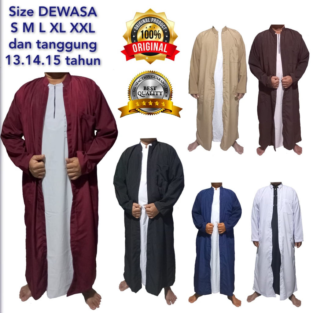 JUBAH LUARAN PRIA jubah gamis luaran gamis laki laki luaran gamis pria jubah pria paling laku