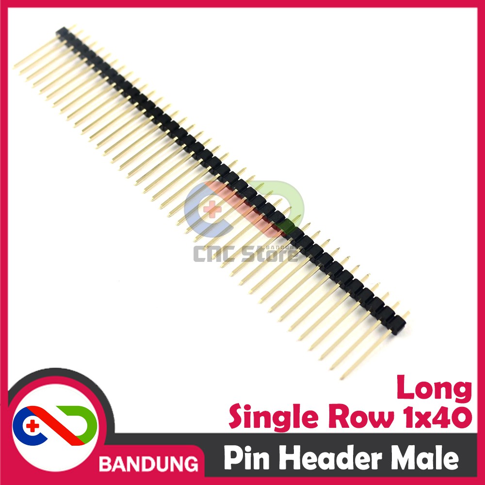 PIN HEADER LONG PANJANG 17MM MALE STRIP SINGLE 1X40 2.54MM