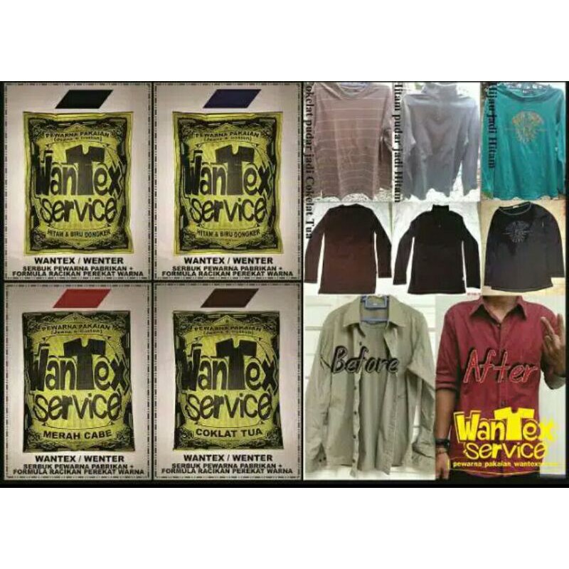 

Pewarna Pakaian, Pewarna Pabrik Berkualitas, Pewarna Texstil, Wantex dan Wenter