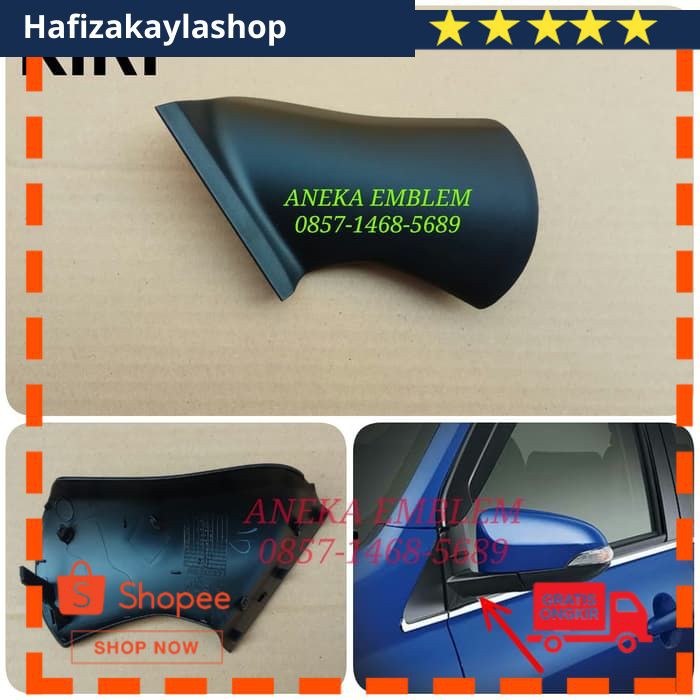 Part mobil tutup kaki spion calya - tutup tiang spion calya - kiri zn 09