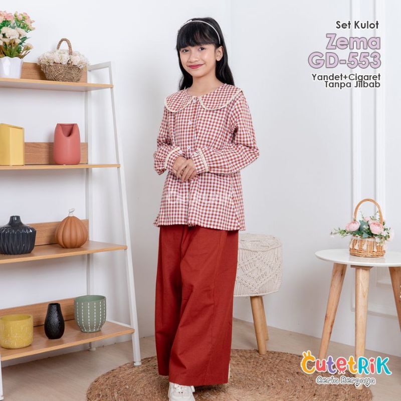 Setelan kulot cutetrik terbaru / Set kulot zema cutetrik