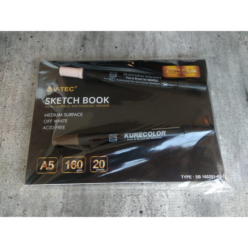

BUNDLE ZIG KURECOLOR WITH SKETCHBOOK