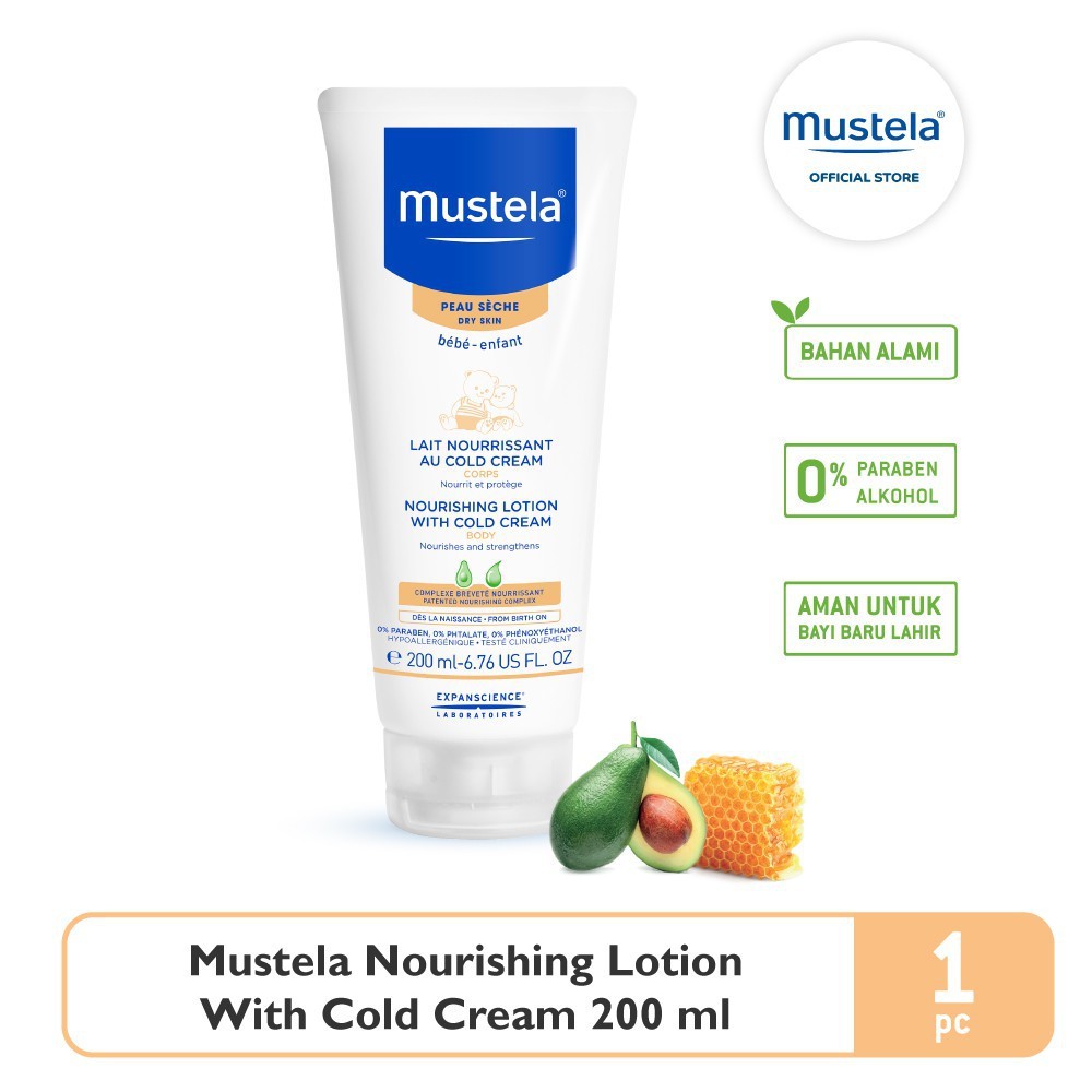 Mustela Nourishing Lotion with cold cream 200ml