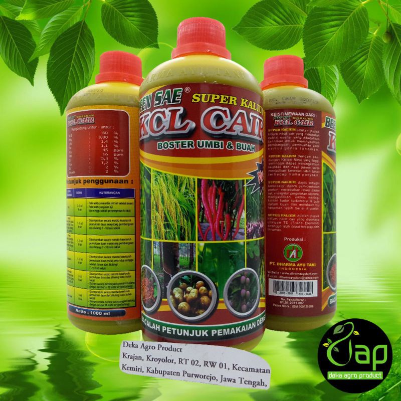 PUPUK BEEN SAE KCL CAIR BOSTER UMBI DAN BUAH 1LITER plus ZPT boron