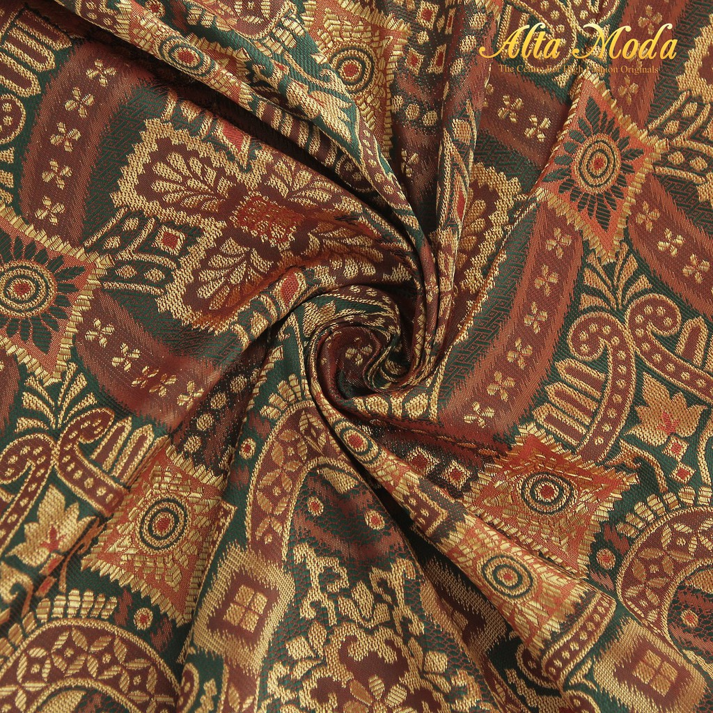 

Alta Moda Songket Motif Palembang Vintage Terakota (1M)