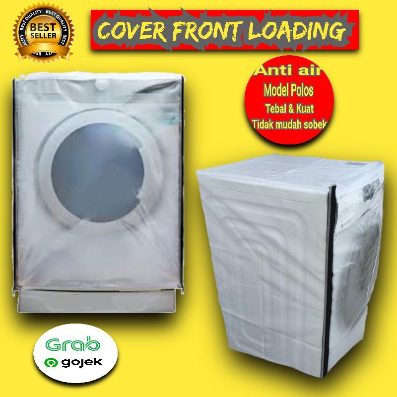 COVER PELINDUNG MESIN CUCI FRONT LOADING POLOS ANTI AIR