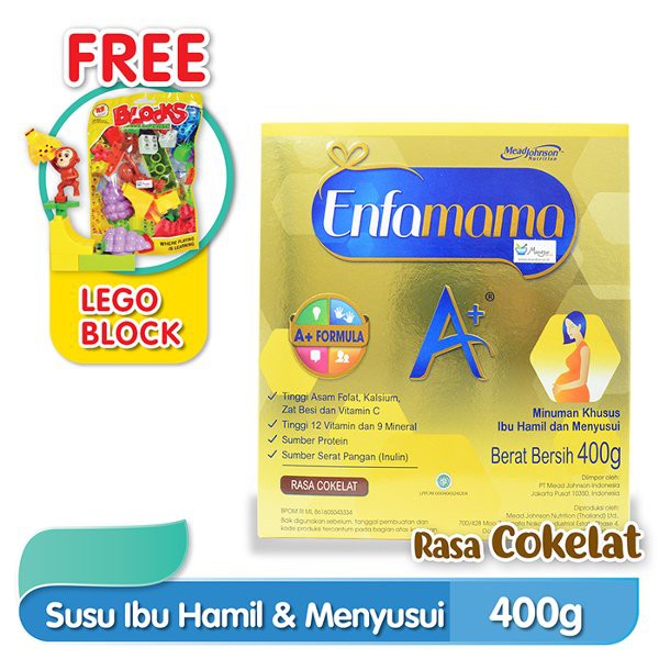

Enfamama Susu Khusus Nutrisi Ibu Hamil Menyusui Rasa Coklat 400 gr
