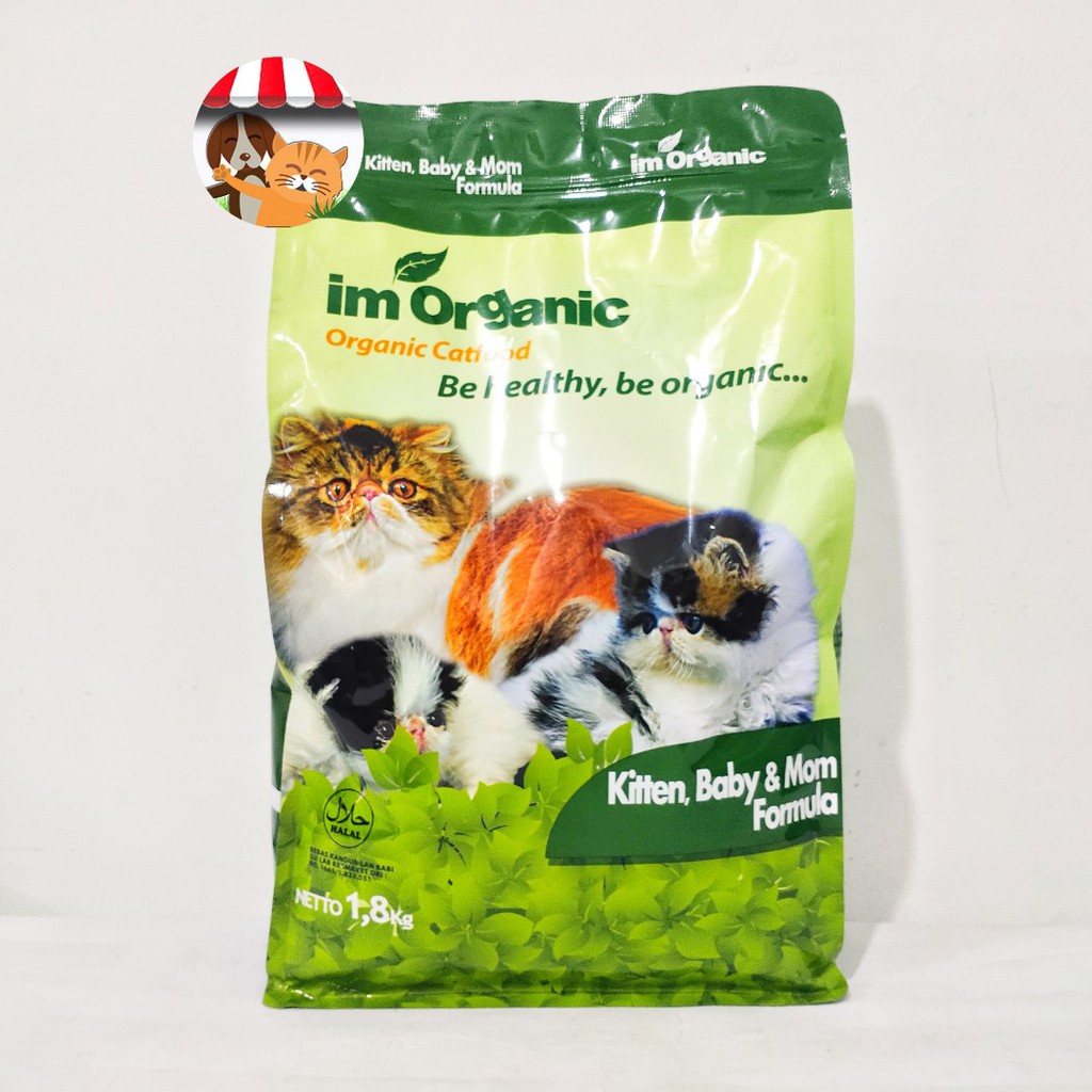 Im Organic Kitten Baby and Mom 1.8 kg - Makanan Anak Kucing