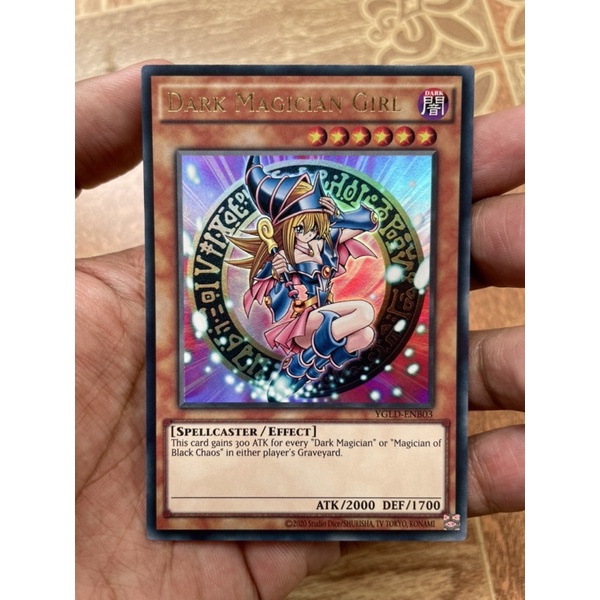 Yugioh Dark Magician Girl Art Ultra Rare Original YGLD