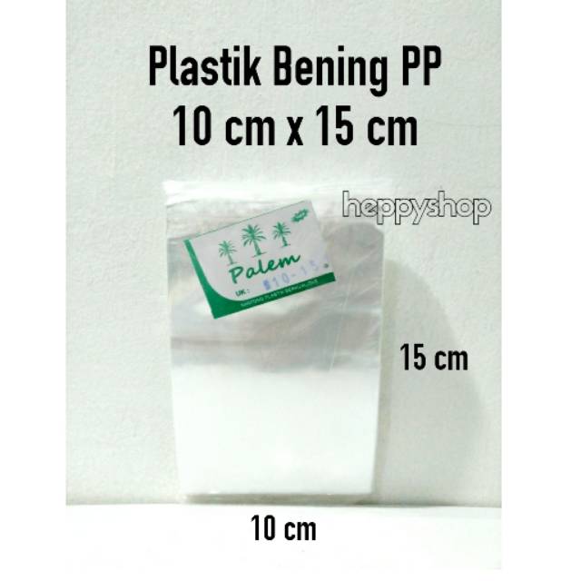 

Plastik Bening PP 10 cm x 15 cm