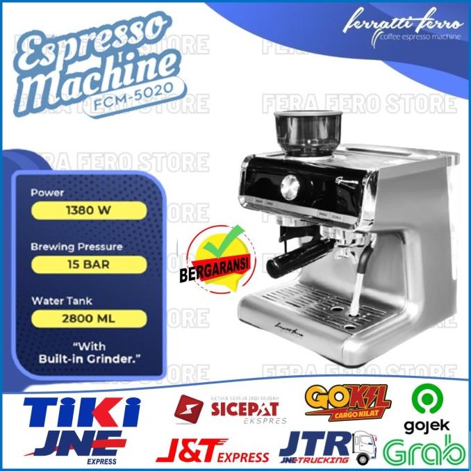 Mesin Kopi Ferrati Ferro Fcm5020 Fcm-5020 3Qza123M5D