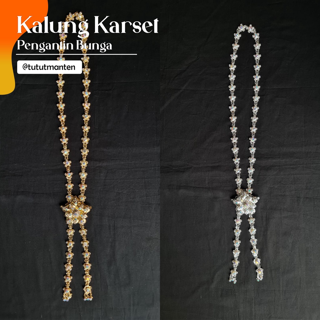 Kalung Karset Pengantin Bunga