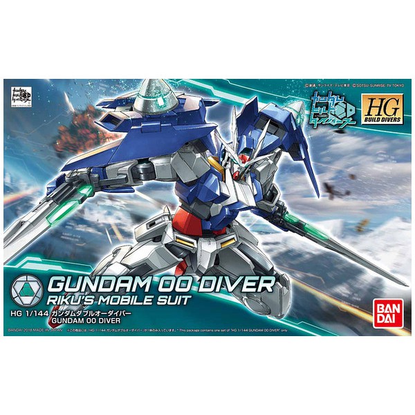BANDAI HG 1/144 HGBD Gundam 00 OO Diver Riku's Mobile Suit