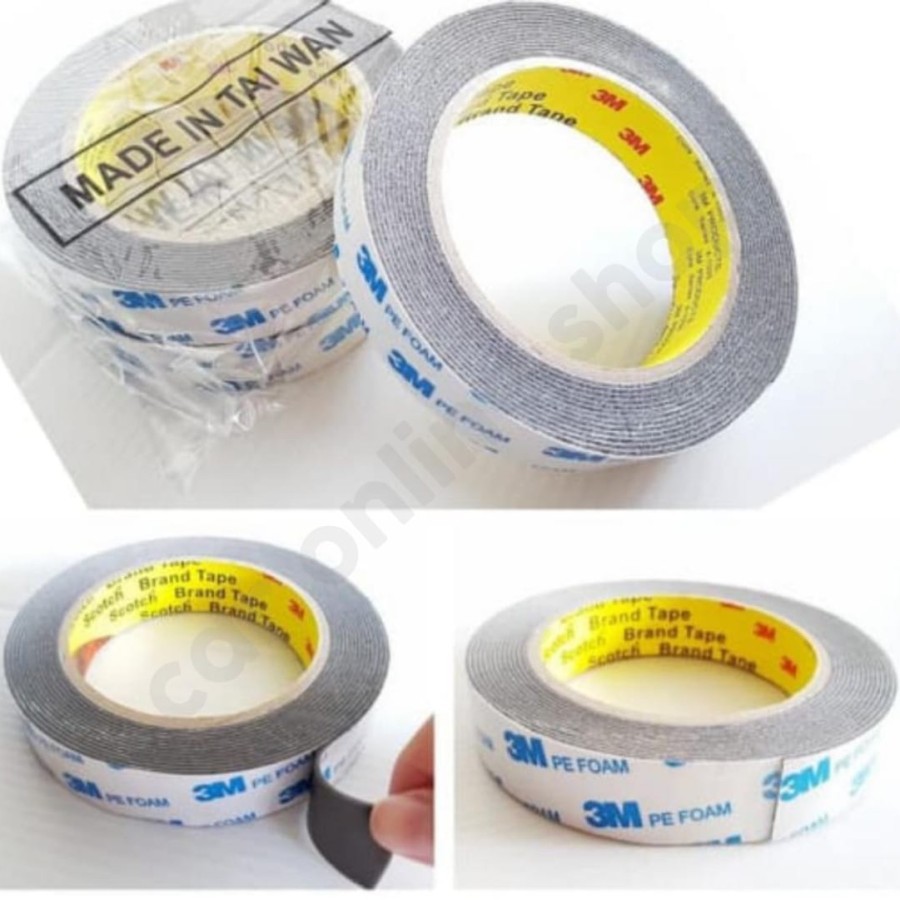 

Isolasi Double Tape 3M Putih 2cm Pe FOAM Selotip Busa Perekat Mobil Motor Isolasi Bolak Balik