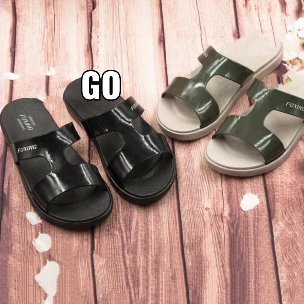 sogo Import BAN I KILAP Sandal Wanita Murah Slip Casual Teplek Sendal Cewek Flat