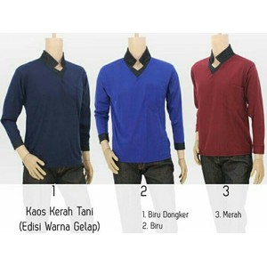 Kaos Kerah TANI Warna Gelap