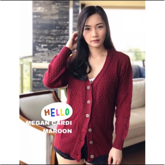 Rajut Cardi frolen Hello