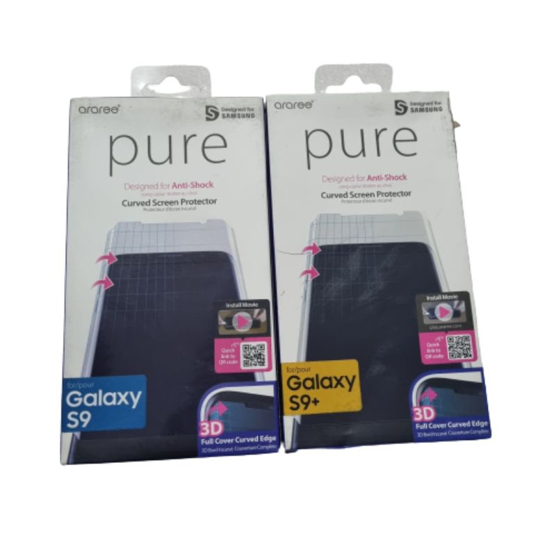 ARAREE PURE SCREEN PROTECTOR FULL FILM CLEAR SAMSUNG GALAXY S9 | S9+ | S9 PLUS  ANTI GORES