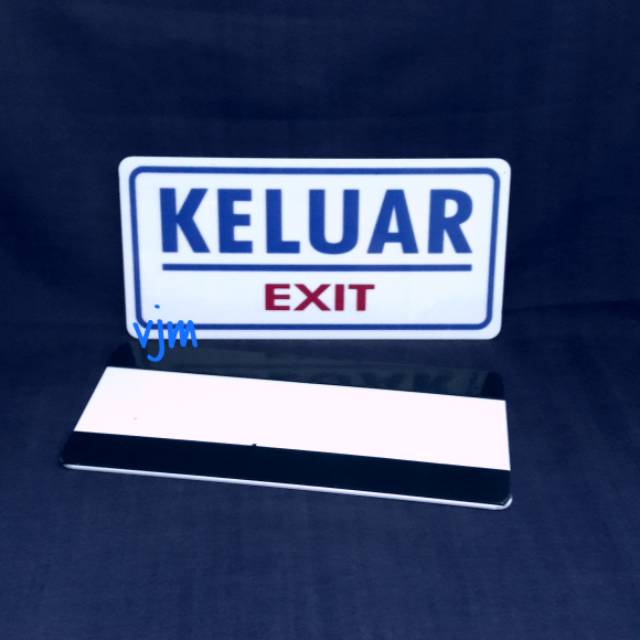 

Plat Acrylic KELUAR (20x9,5cm)