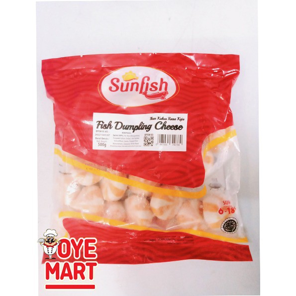 CHEESE DUMPLING ATAU CHEESE FISHBALL SUNFISH 500GR