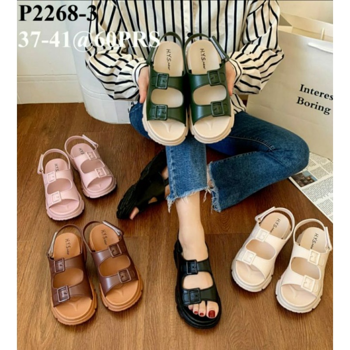 JELLY CEWEK IMPORT SANDAL TALI GESPER  DV 2268-3