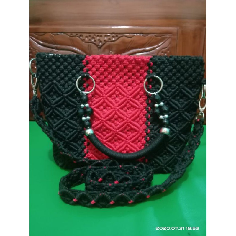 Tas tali kur motif melati