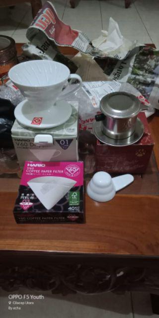 Hario V60_01 + Filter ( 40 Pcs )
