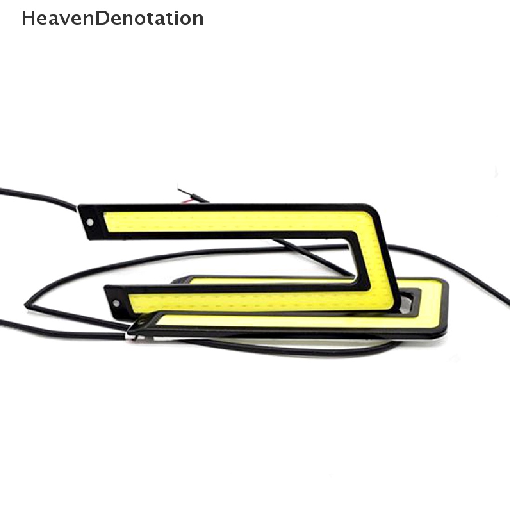 [HeavenDenotation] 1PC U-Shaped 12V LED COB Car Auto DRL Driving Daytime Running Lamp Fog Light