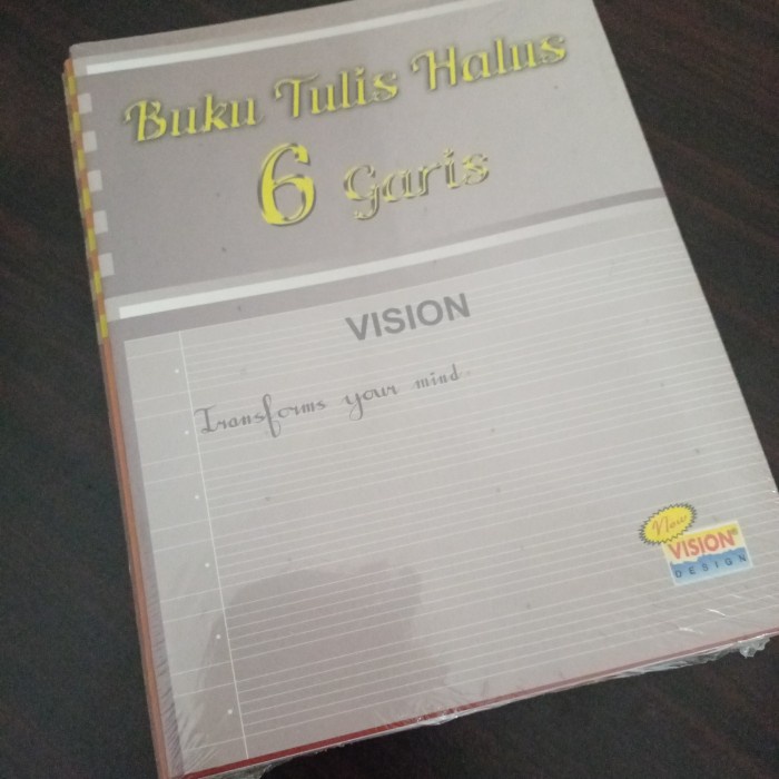 

Buku / Buku Tulis VISION Halus Garis 6 - MGB