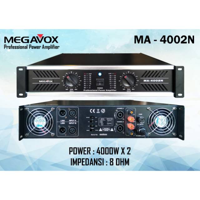 Power Megavox MA-4002N ORIGINAL