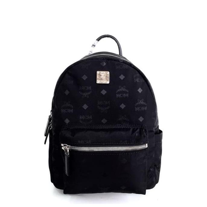 Tas Wanita Tas Ransel MCM Dieter Teardrop Backpack - Black Tas Selempang